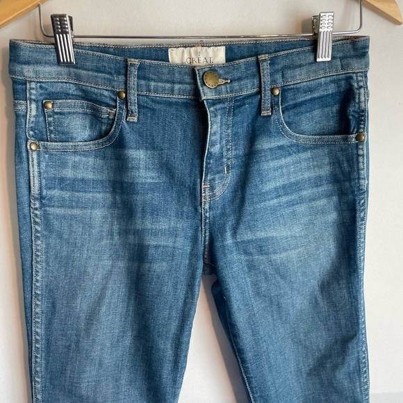 THE GREAT The Almost Skinny Jean Size 25 Denim Blue USA - Picture 3 of 6